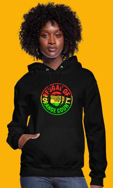 Reggae Of Orange County black hoodie